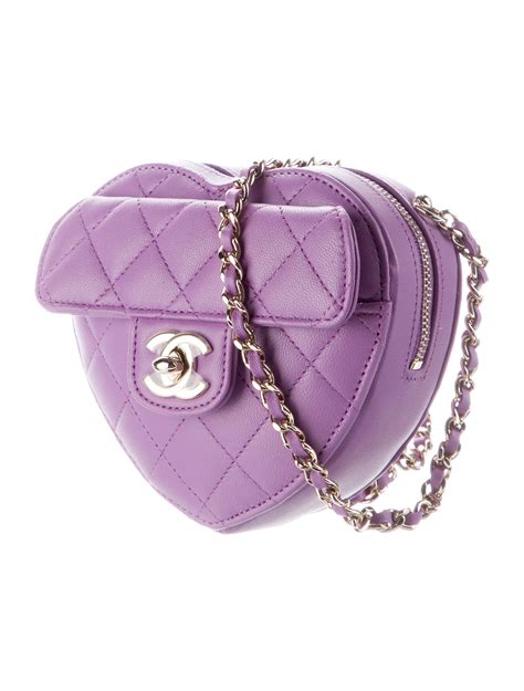 heart chanel purse|Chanel mini heart bag.